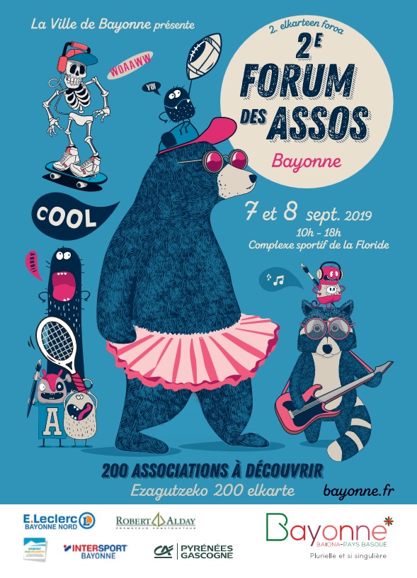 Forum des associations à Bayonne : Hor Egon country présent