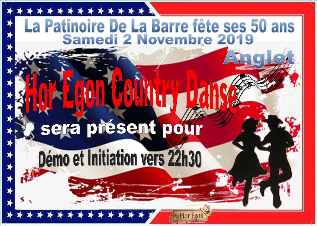 Initiation de country à la patinoire de la Barre à Anglet