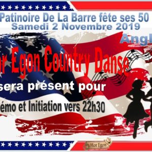 Initiation de country à la patinoire de la Barre à Anglet